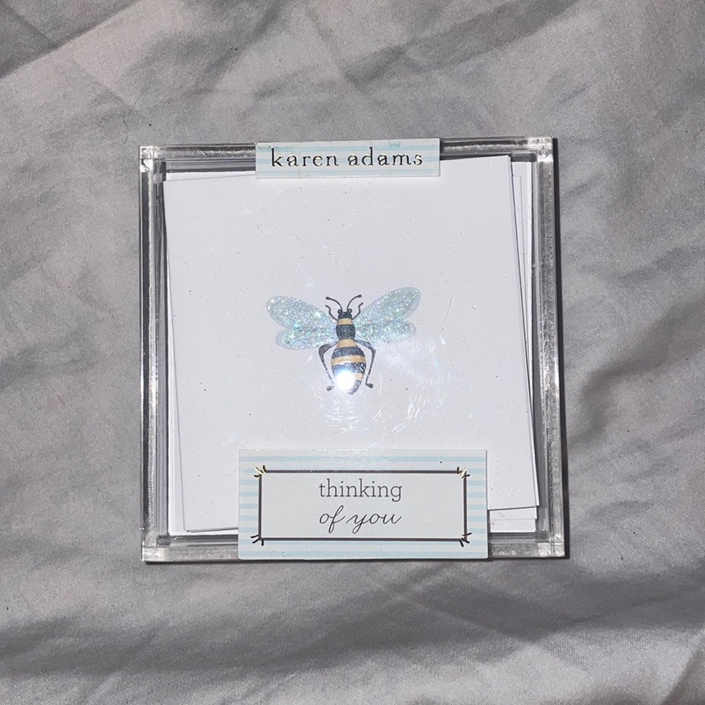 NWT 6 “thinking of you” card set by Karen Adams Cards